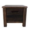 Sgabello Contenitore in Legno Sgabello Versatile per Cambiare le Scarpe con Cassetto Contenitore Comodino per Ingresso Camera da Letto 30x30x25cm