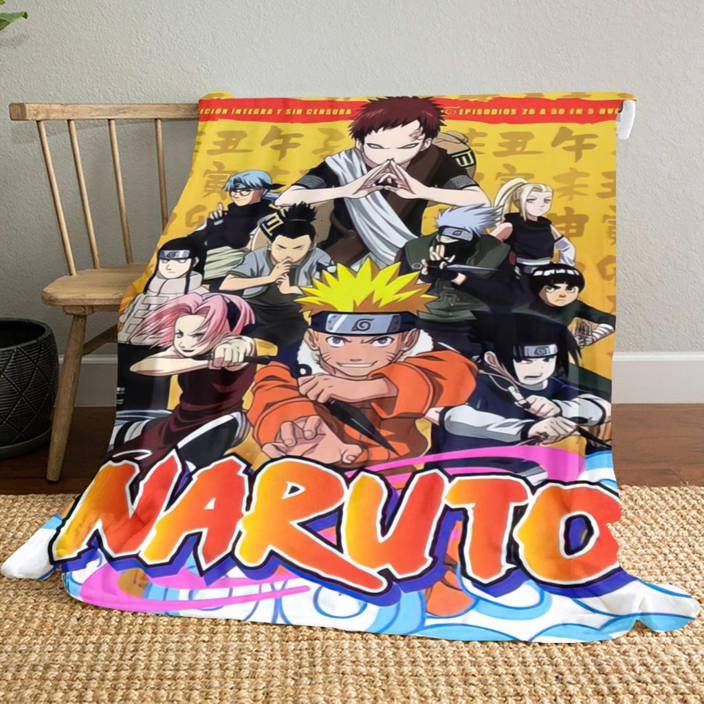 Japanese anime cartoon NARUTO famous Uzumaki Naruto blanket soft home furnishing nap decoration four seasons warm Sherpa blanket B13