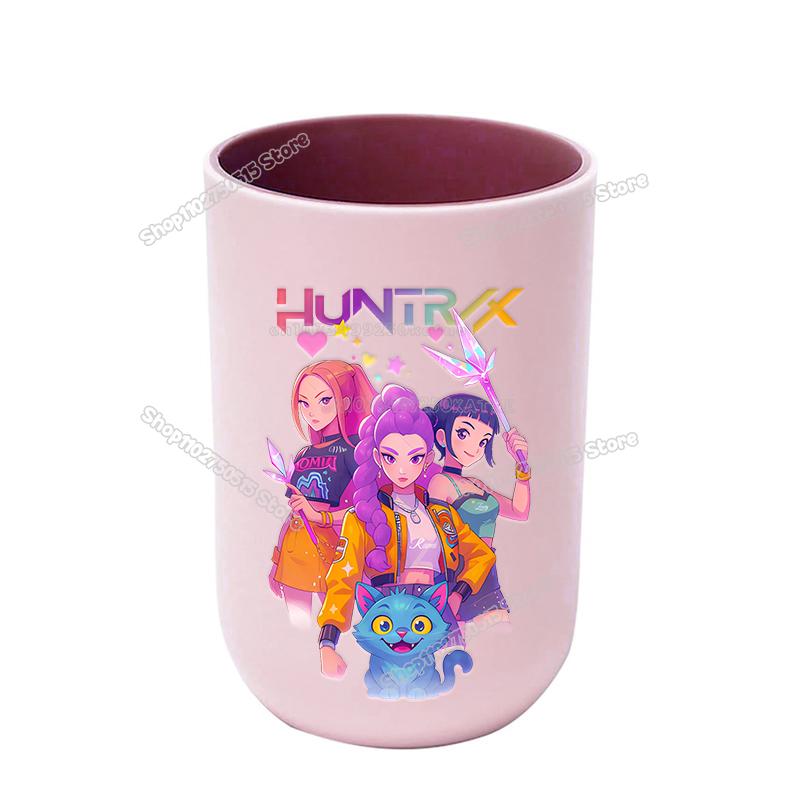 Perfekte KPop Dämonenjäger Kinder Zahnbürstenbecher Niedliche Mädchen Mundspülbecher Zahnbürstenbecher Trinkgeschirr Badezimmer Zahnbürstenhalter