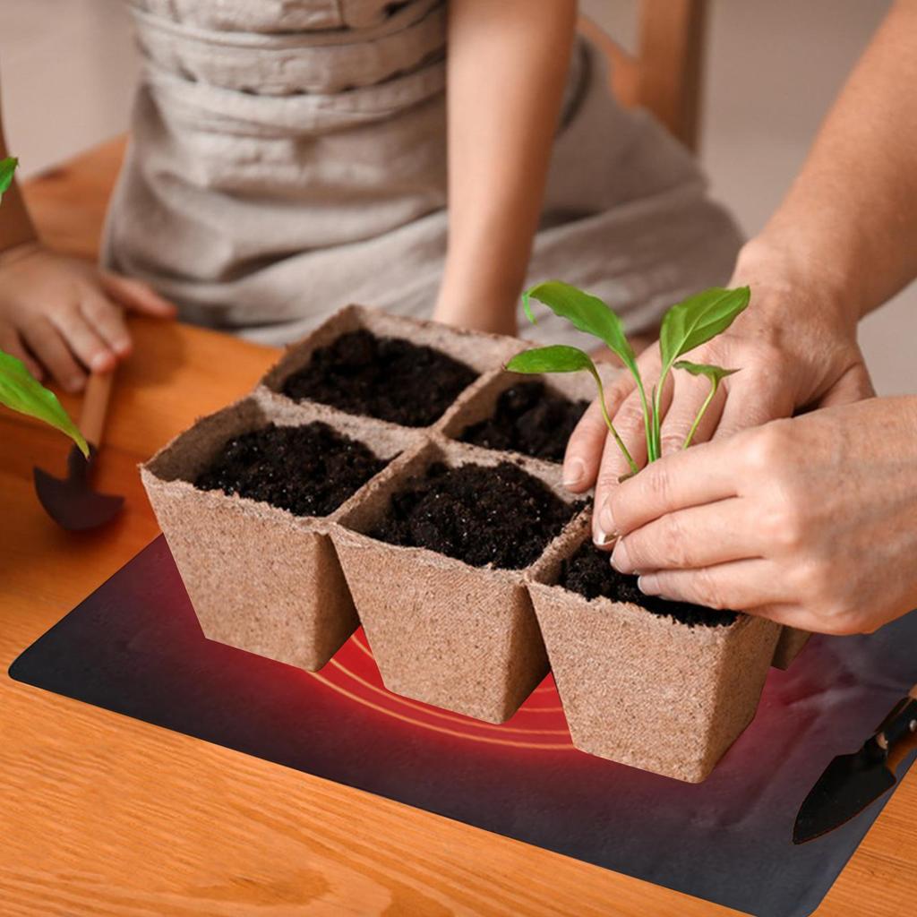 8,5W USB Plantevarmemåtte Spiringsvarmemåtte Plantefrø Spiring Formering Varmepude til Vinterhavearbejde Spiring Rod