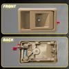 Interior Door Handle For 2001-2004 Toyota Tacoma 96-2002 4Runner Set of 2 Beige