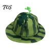 Fun Costume Accessory for Adults Watermelon Party Hat, Wide Brim Sun Visor Parties, Unisex Comfortable Hat Lightweight Elastic Headwear Summer