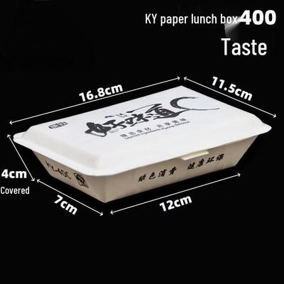 JINGRX Disposable Eco-Friendly Paper Takeaway Boxes