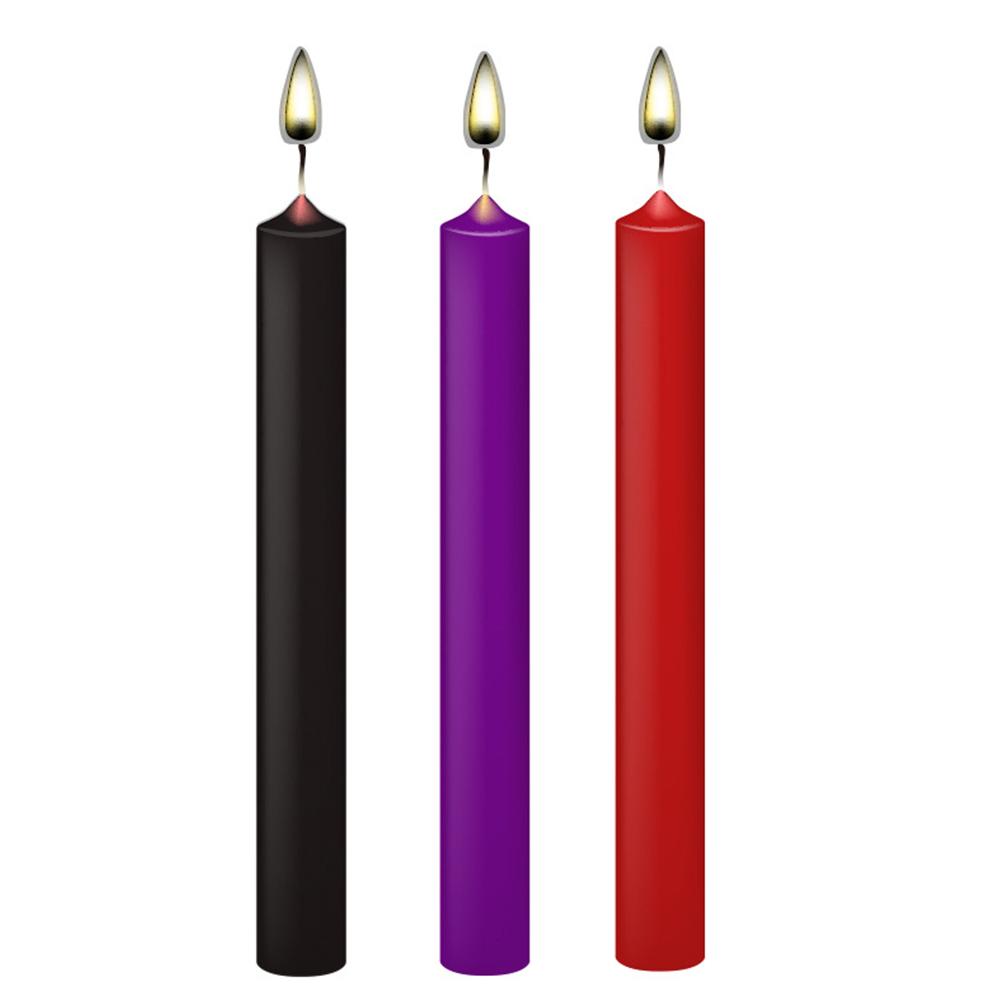 Drip Candles Sex Candles 3PCS/SET BDSM Flirting Adult Products SM Sex Toy For Couples Relaxation Low Temperature Candle