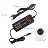 AC DC Adjustable Power Supply Adapter 3V-24V-3A LED Screen Display Voltage Various 3V 9V 12V 15V 24V 72W 8PCS Jack DC Connector