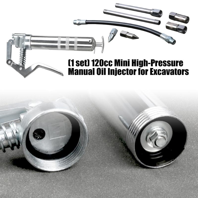 Manual 120cc Mini High Pressure Oil Dispenser Grease Applicator for Car Motorcycle Light Maintenance Accessories Care