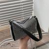 Blingbling Small Square Bag Large Capacity Crossbody Bag Luxury Chain Shoulder Bag  Girl