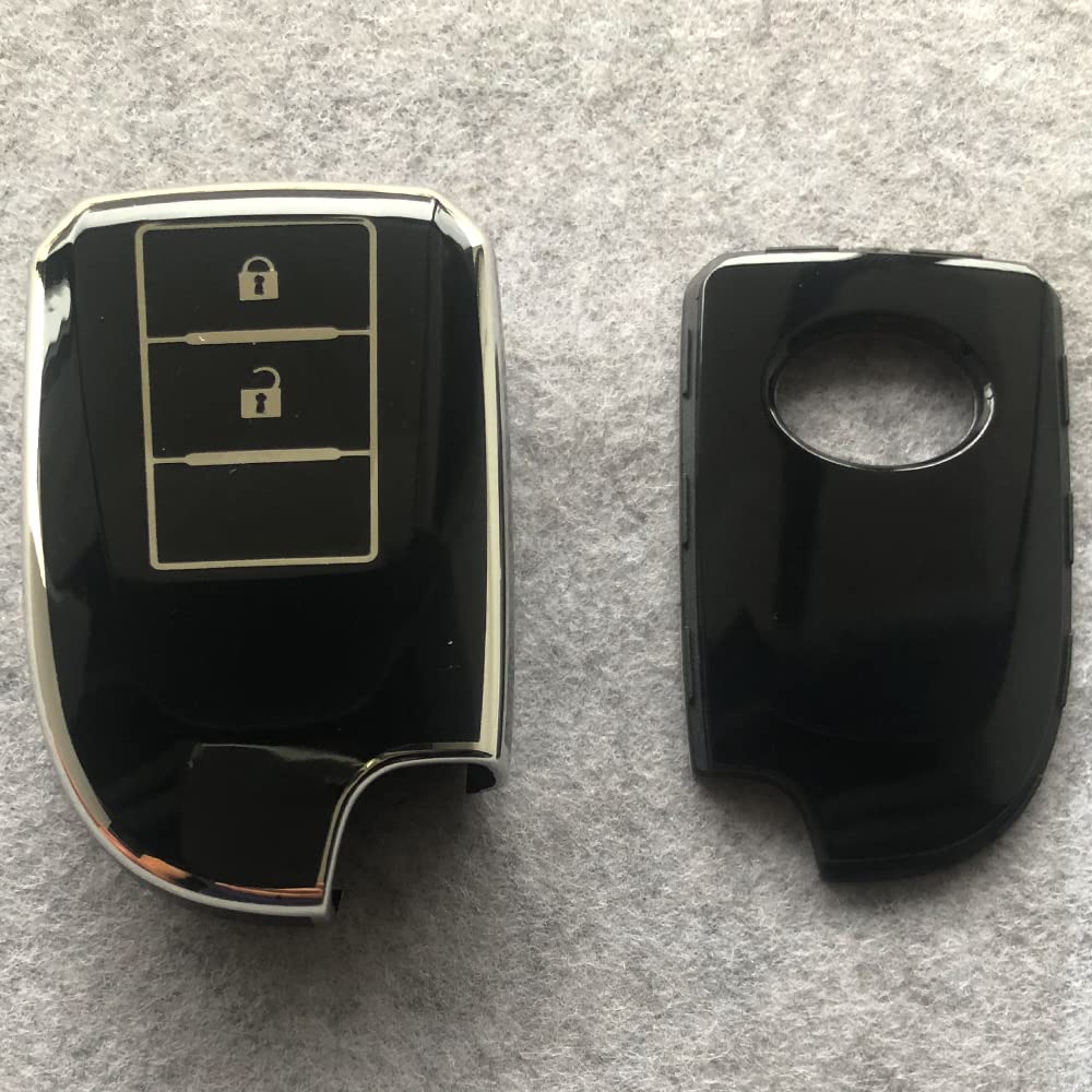 Kinotaka 2 Button TPU Smart Key Case for Toyota Cars 200 Series Hiace Regius