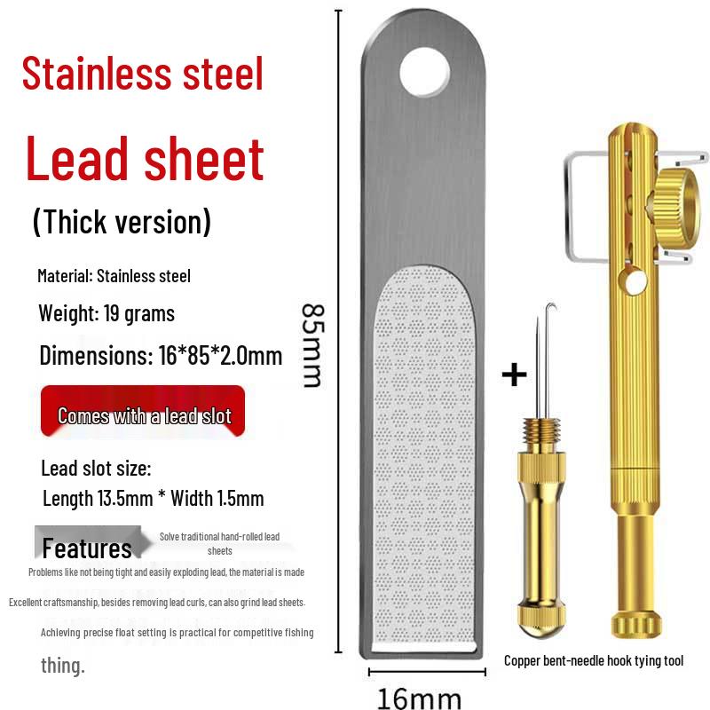 Thickened Stainless Steel Lead Sheet Roll for Fishing Accessories
