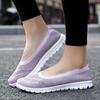 New mesh women's shoes spring flat bottom soft surface comfortable sports shoes shallow mouth hollow breathable casual women's shoes 35-42