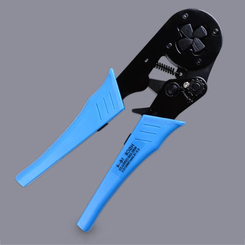 US HSC816-4 Crimping Pliers 4-16mm² Insulated Wire End Sleeve Ratchet Clamp Tool