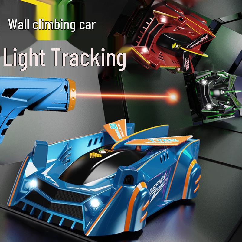 

Remote Control Infrared Wall Climbing Car for Kids - Four-Wheel Drive Stunt Toy