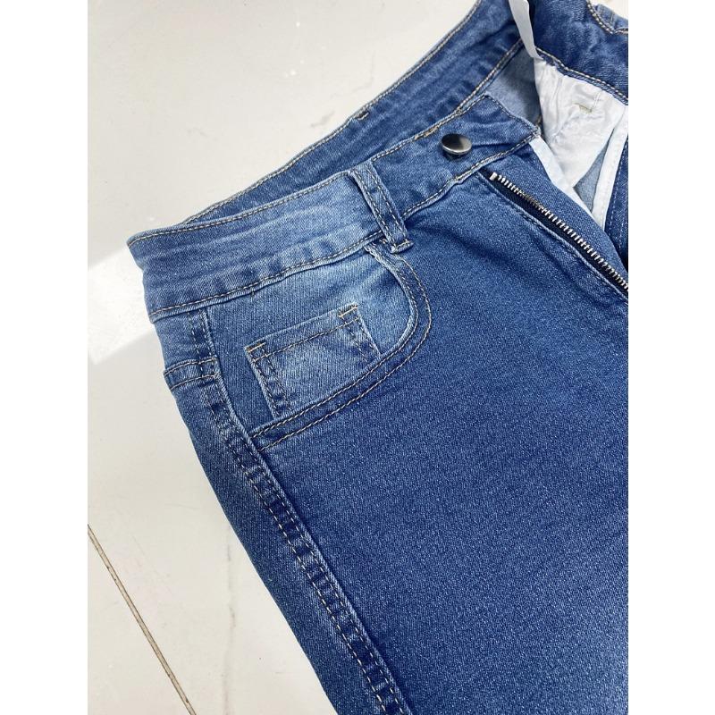 Women's Spring New Stretch Straight Jeans Quality Models Retro Rolled High Waist Trousers