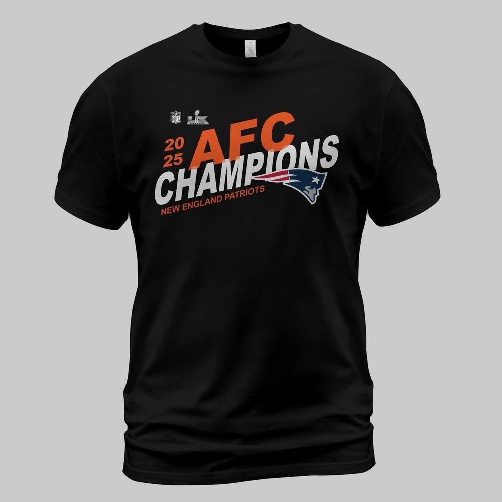 NE Patriot 2025 AFC Conference Champions TShirt Unisex S-5XL Unisex T-Shirt XL