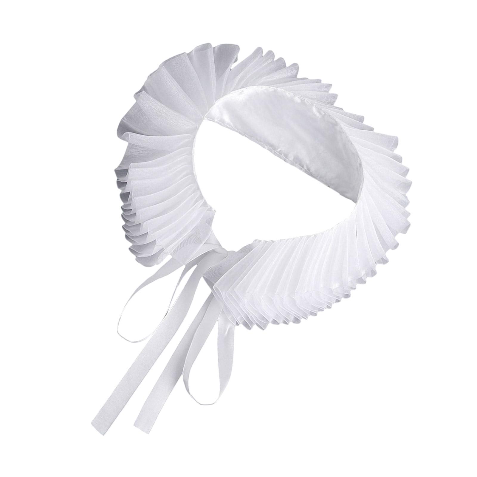 

Женский викторианский ренессансный сетчатый воротник-жабо, колониальное плетеное ожерелье для Хэллоуина и карнавалов