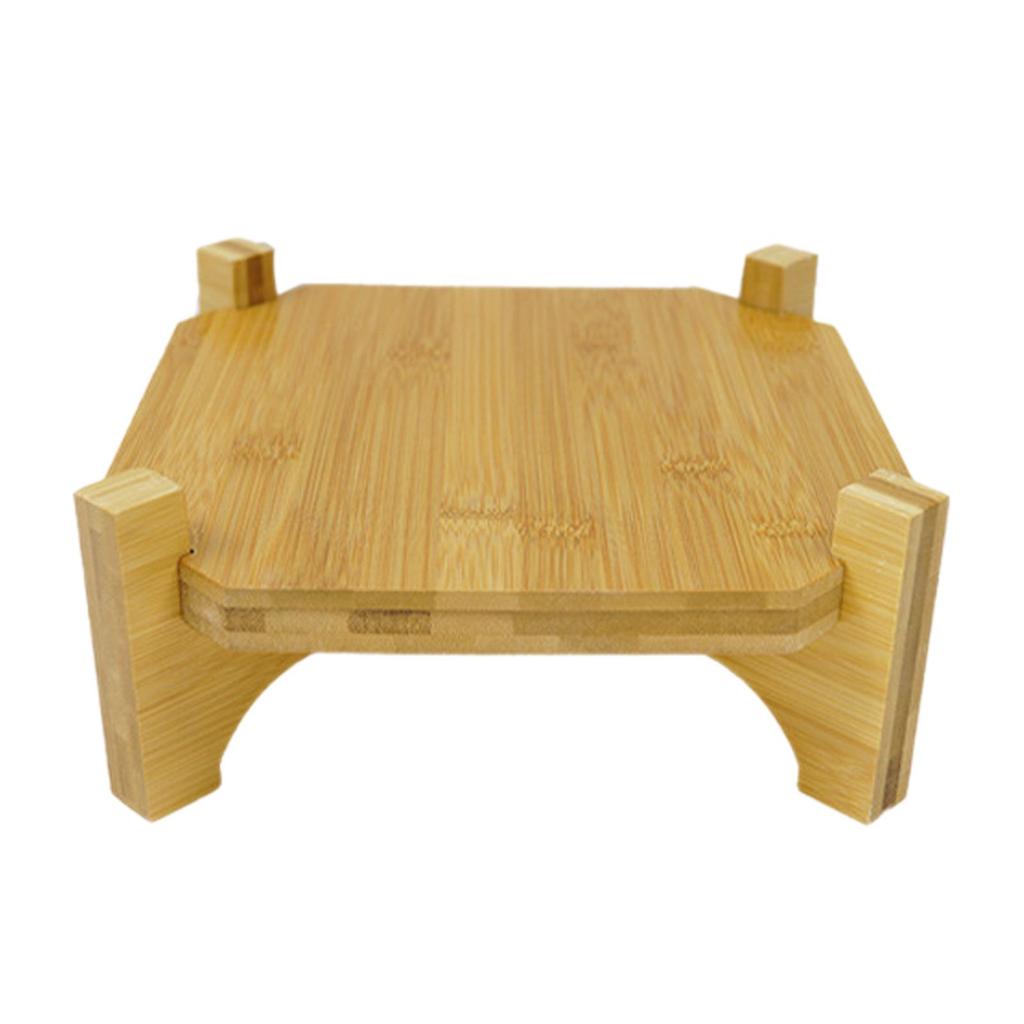 Drink Dispenser Holder, Wooden Base, Wear-Resistant, Home Potted Storage Rack for Table, Bathroom,