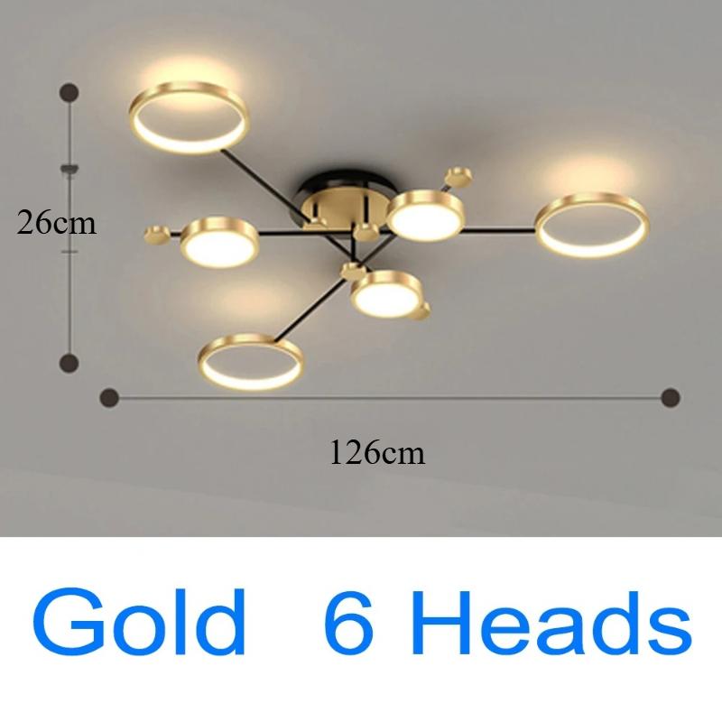 Modern Minimalist New Chandelier LED European Indoor Home Lighting Living Room Dining Room Bedroom