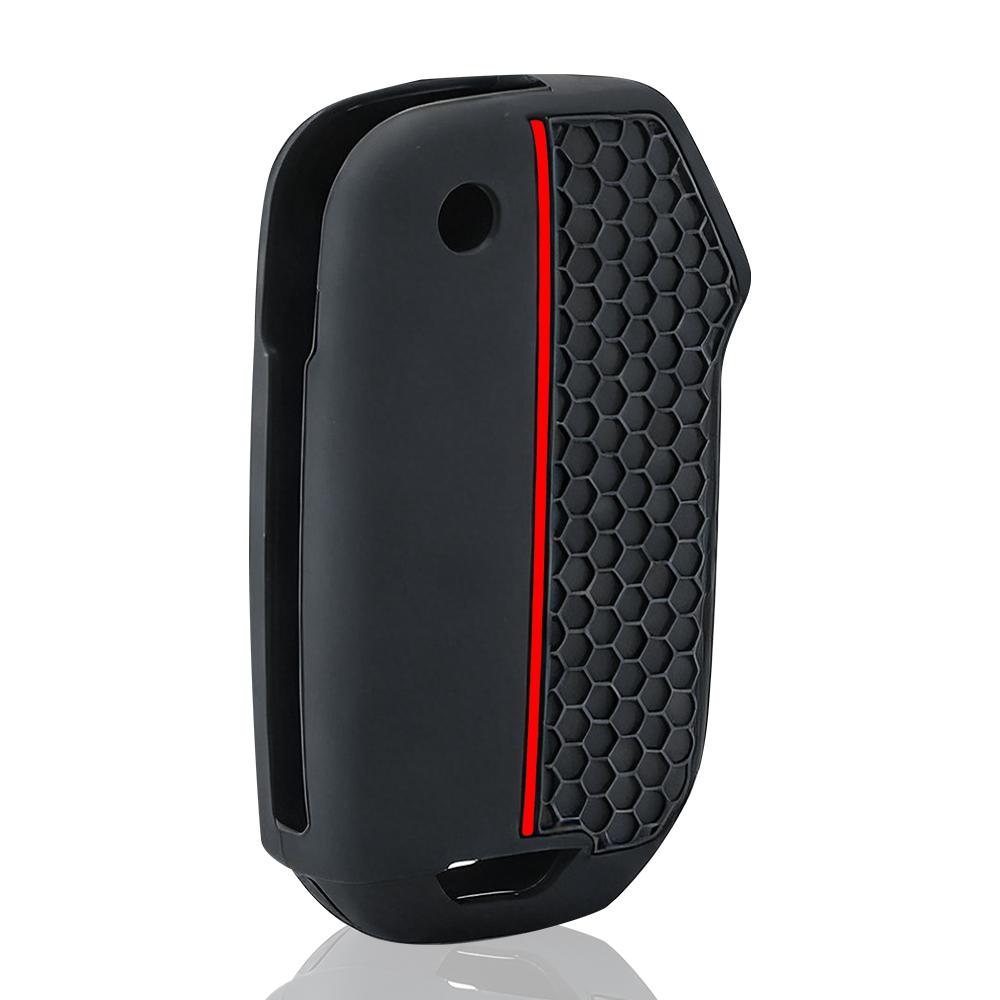 Silicone Car Key Case Cover Shell Fob For KIA Sportage R GT Stinger GT Sorento Ceed CD Cerato Forte 2018 2019 Accessories Holder