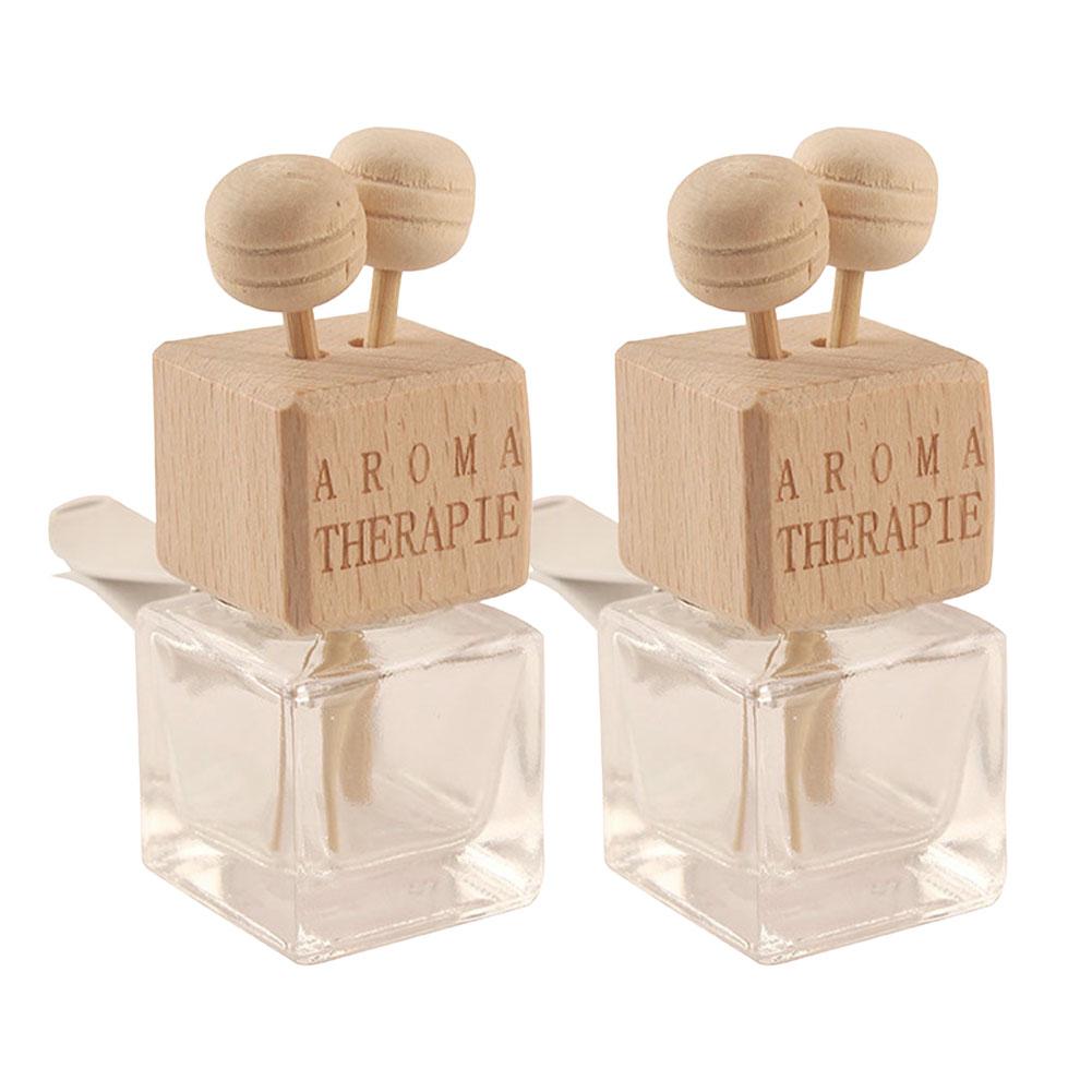 Refillable Car Essential Oil Diffuser Empty Bottle Aromatherapy Air Freshener Portable Perfume Ornament for Car Interior Home