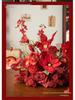 Red Wedding Banquet and Living Room Artificial Flower Decoration