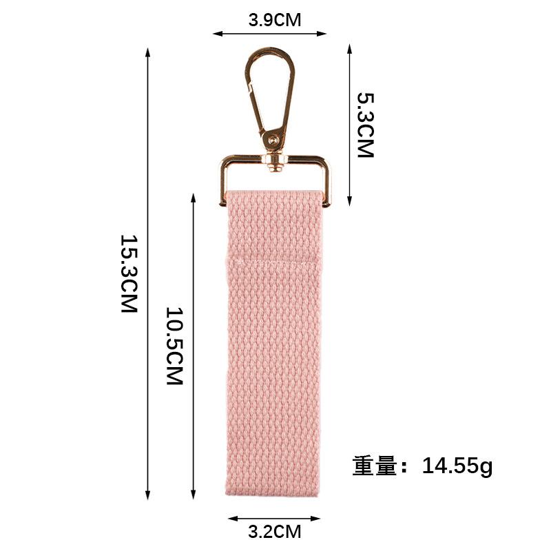 

Color Keychain Streamer Diy Handmade Embroidered Cloth Sticker Personalized Contrasting Color Backpack Pendant Luggage Streamer Cloth Sticker J5L-A-1-6 * pink