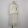 Vietnamese Designer Asymmetric Shoulder Suit with Lace Mesh Skirt for Women - Spring/Autumn Style