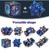 2 in 1 Sternenhimmel Infinity Cube EDC Fidget Spielzeug Kreatives Dekompressionspuzzle zur Stressreduzierung Lustiges Spielzeug für Kinder und Erwachsene