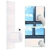 Universal Air Lock Window Seal Cloth Adjustable Air Conditioner Window Seal Kit For Exhaust Hose Duct Enduring