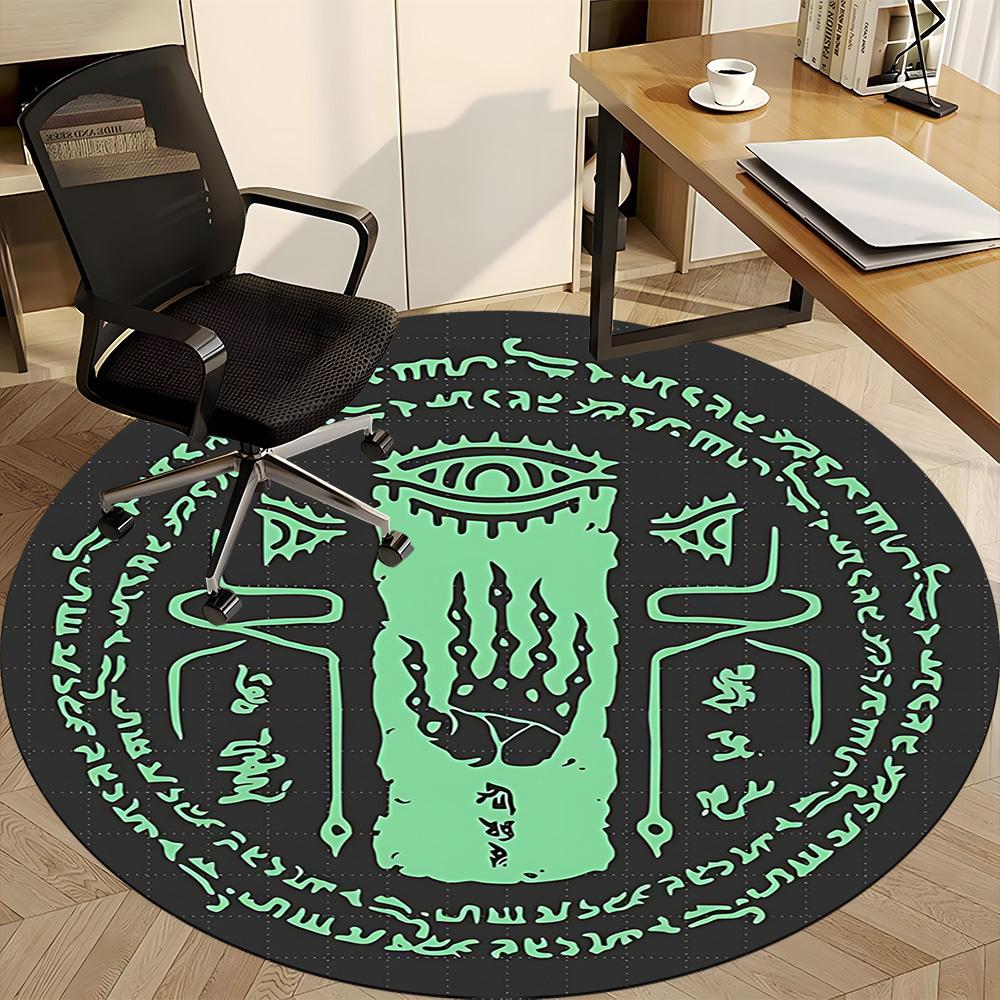 Legend of Zelda Office Round Area Rug, Indoor Mat Suitable For Office,Bedroom Living Room Home Decor, Room Deco a0908135