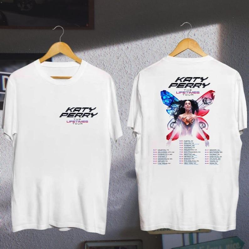 New Katy Perry The Lifetime Tour 2025 Gift For Fans Unisex S-4XL Shirt M