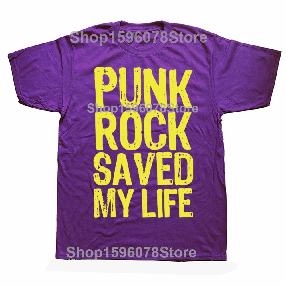 

Funny Punk Rock Ruined My Life T Shirts Cotton Short Sleeve Birthday Gifts Mens Clothing Fashion Casual Loose Oversized T Shirt 4XL