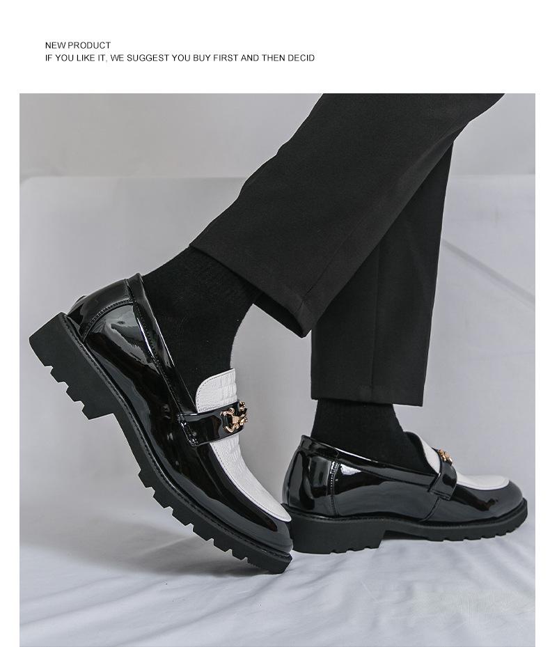 Herren Übergröße Spitzschuh Leder Slipper: Formelle & Freizeitliche Slipper im Britischen Stil für das Büro