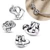 Copperopenwork Elephant Hanging Sloth Charms Beads Fit Pandora Bracelet For Women Diy Fine Jewelry Making