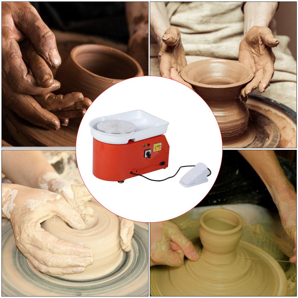 Electric Pottery Wheel Ceramic Machine Pedal‑Controlled Removable Bowl Ceramic Art Tool