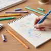 8 animal shaped erasable gel pen sets