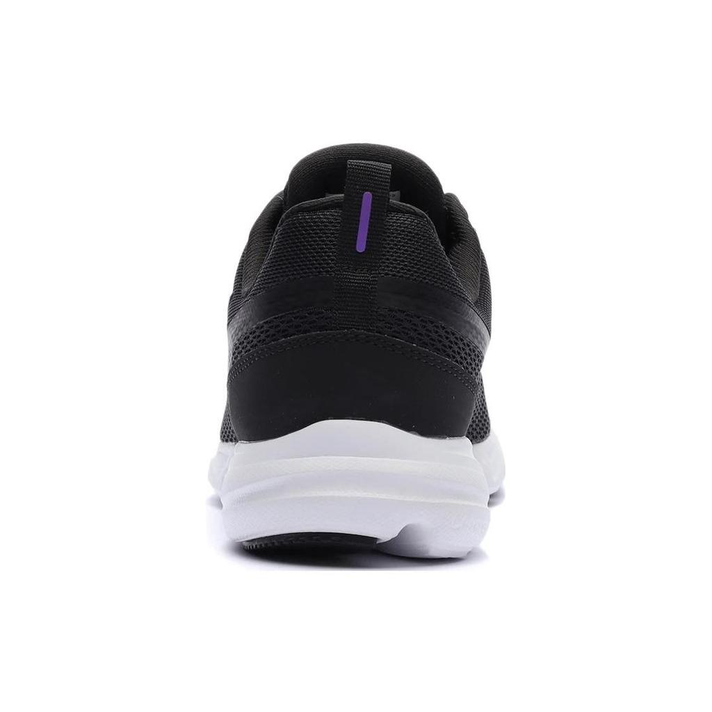 Li Ning Sports Lifestyle Series Comfortable Lightweight Shock Absorption Non-Slip Low-Top Casual Shoes Women Casual Shoes Black Purple AGLR306-2