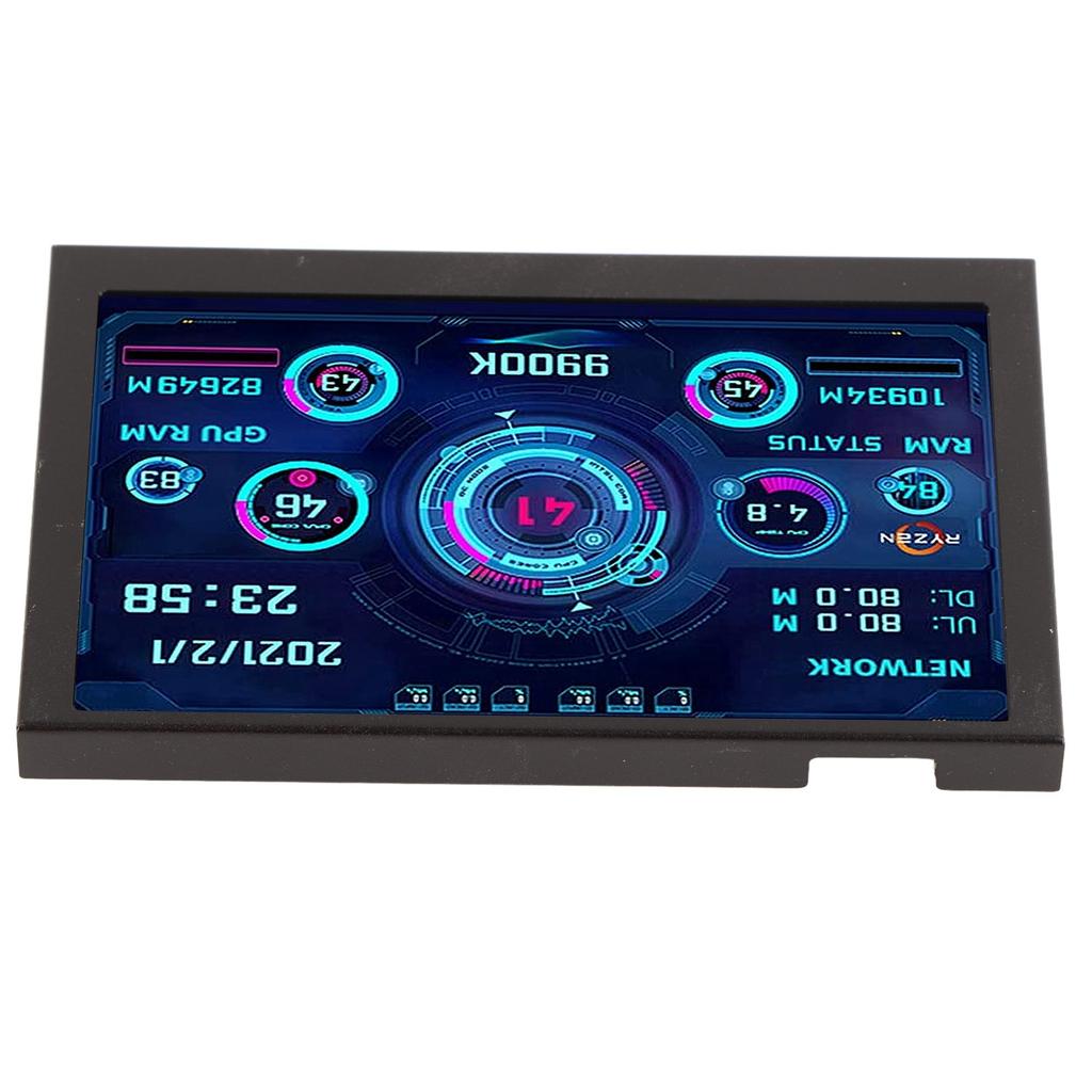 PC CPU Data Monitor 5in IPS USB C TYPE C for PC Temperature Display Screen PC CPU GPU RAM Data Monitor