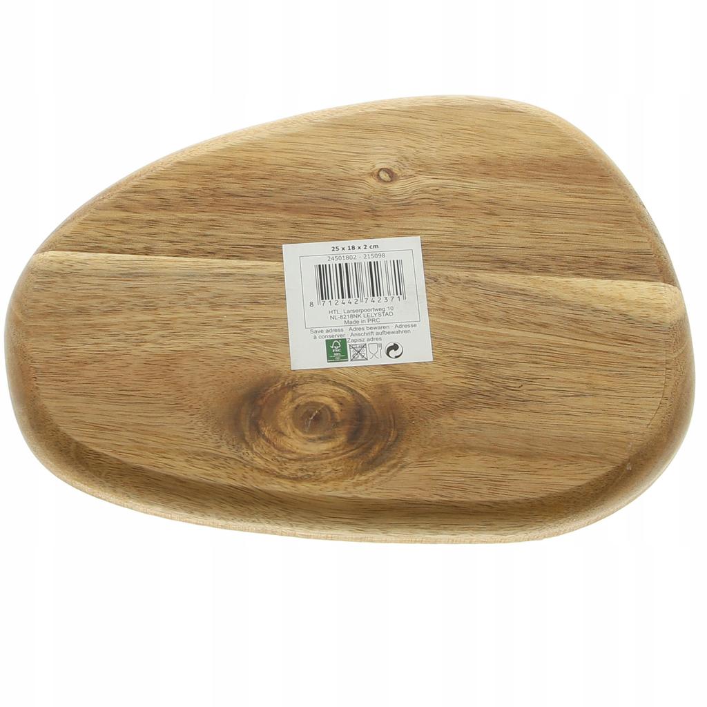 ACACIA WOODEN PLATE SERVING BOARD