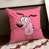 CCourage the CCowardly Dog Cushion Cover Reversible Soft Durable Pillow Cover Home  Car MultiScene Use for Daily Comfort