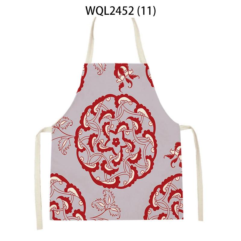 Animal Snail Rabbit Printing Apron Adult Kids Sleeveless Kitchen Apron Linen Cooking Baking Accessories Apron Cleaning Tool