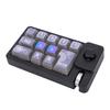 12 Key Keyboard RGB LED Backlight Type C Macro Programmable 2.4G Wireless One Handed Mechanical Gaming Keyboard with