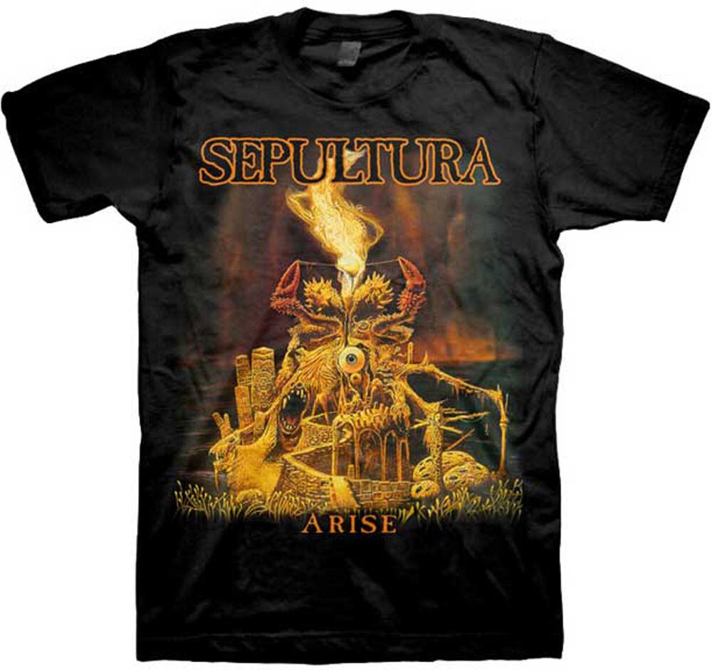 SEPULTURA - Arise - T-SHIRT Nagelneues T-Shirt 100% Baumwolle Rundhals Kurzarm Unisex Mode Lässiges Lockeres T-Shirt