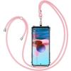 Case for Redmi Note 10 4g (6.43") Reinforced Protection, Shockproof, Anti-scratch Corners, Pink Chain Included