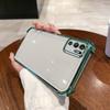 Case for Xiaomi Redmi Note 10 5G,POCO M3 Pro 5G Electroplated Color Border Clear Phone Casing Cover