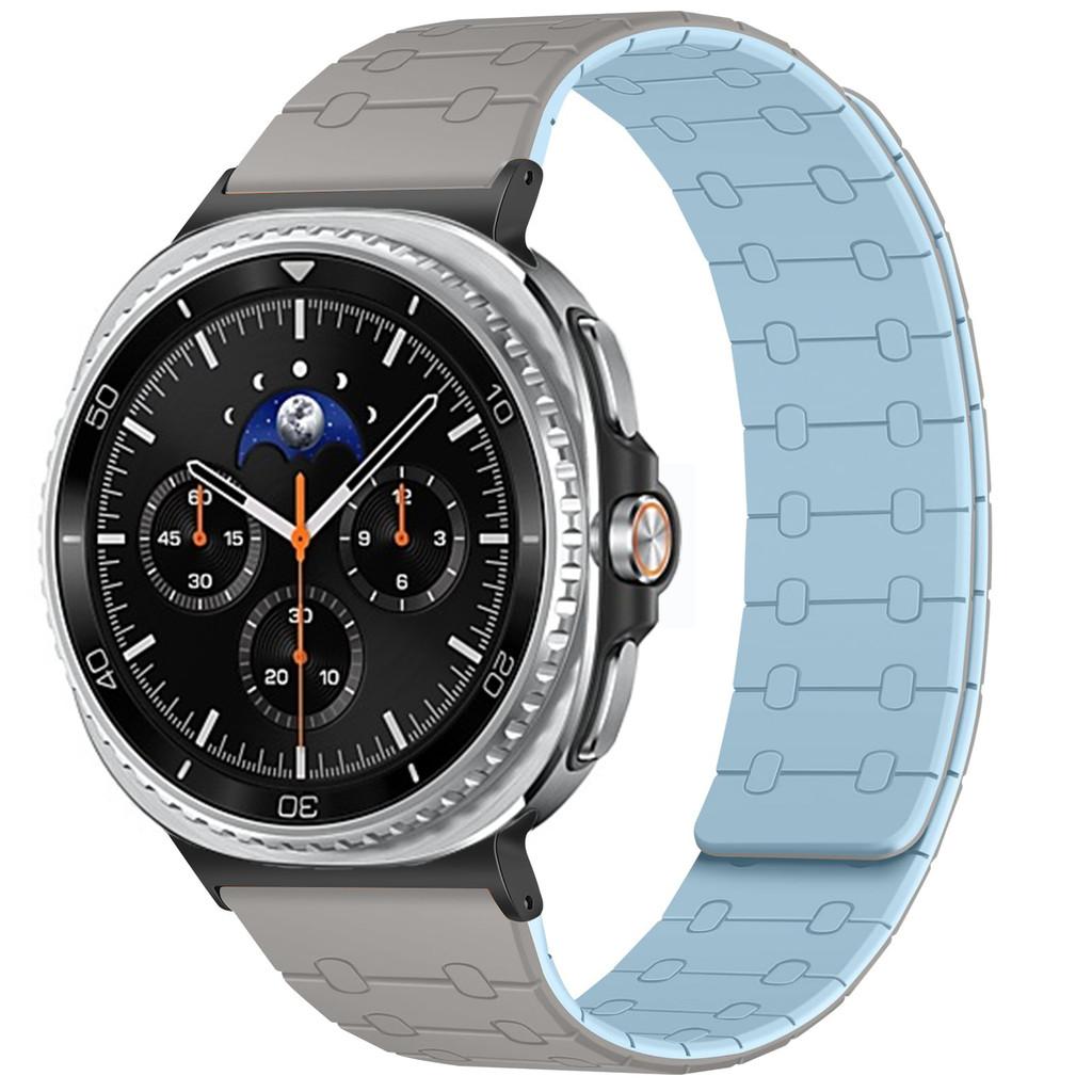 Magnetic Silicone Band for Samsung Galaxy Watch 8 40mm 44mm 8 Classic 46mm Sport Strap for Galaxy Watch Ultra 47mm 2025 Bracelet