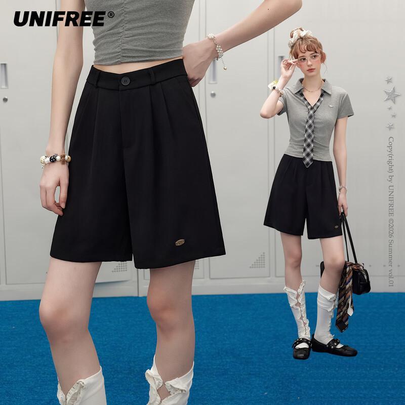 UNIFREE Star Print Casual Shorts M