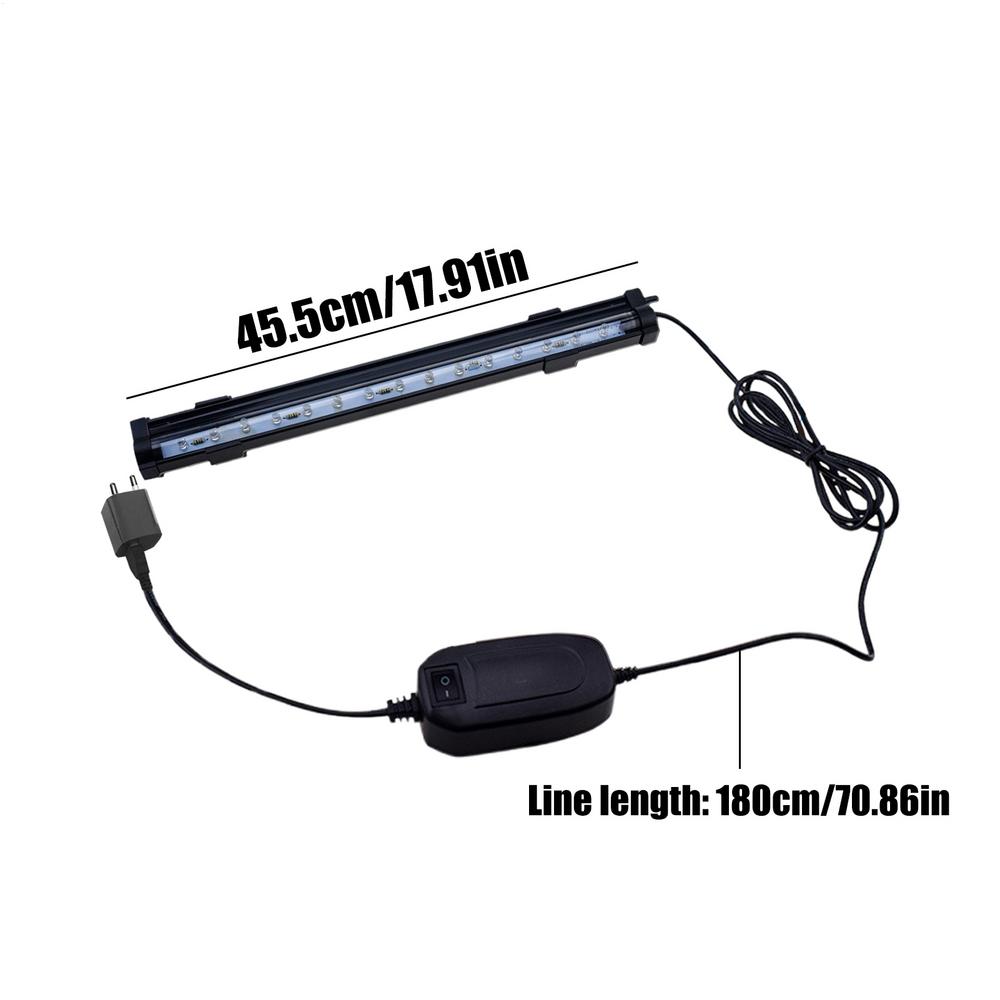 Aquarium Lights For Fish Tank Underwater LED Light With 7 Colors Waterproof Aquarium Lamp For Freshwater Saltwater Betta Fish