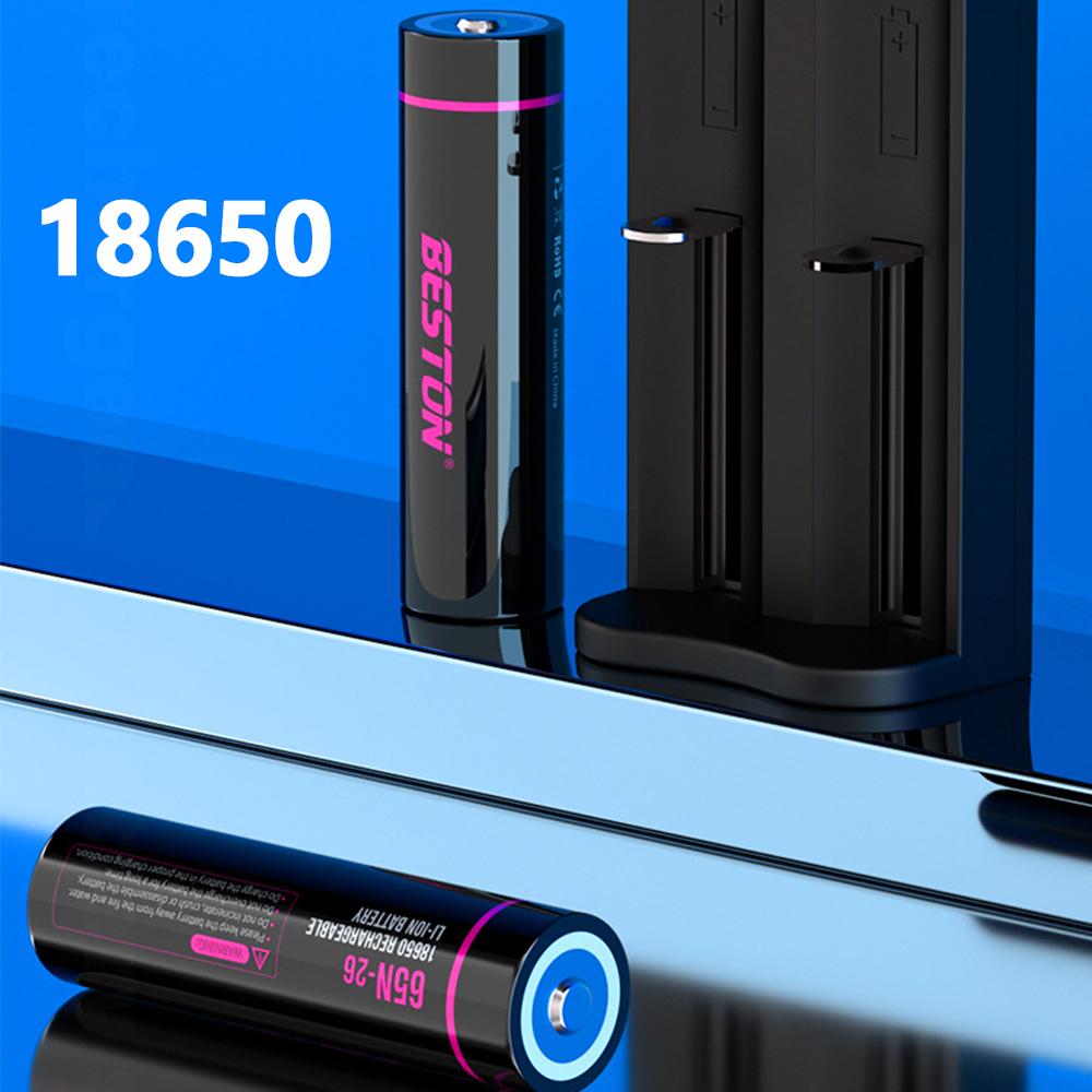 Lithium Battery 18650 3.7v 2600mAh Cylindrical Rechargeable Lithium 18650 Battery for Power Tools Flashlight