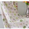Nordic Style Curtains Printed Children'S Curtains American Country Curtains Linen Cotton Finished Curtains
