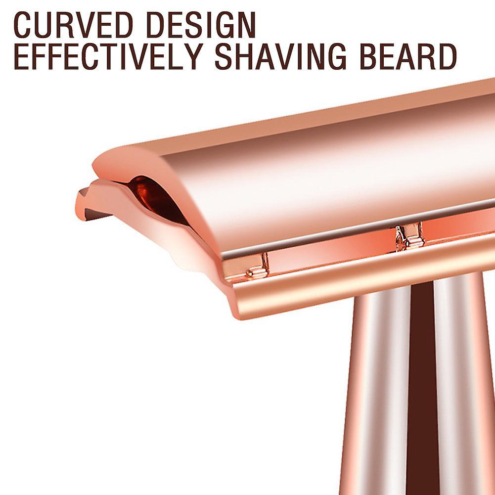 Classic Double Sided Bladed Manual Razors Portable Replaceable Razors Heads Shaver for Beard Body Hair